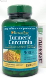 Tinh Chất Nghệ Vàng Puritan Pride Turmeric Curcumin 500 Mg Chai 180 Viên Từ Mỹ