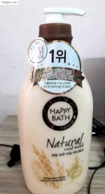 Sữa Tắm Happy Bath Natural Real Mild 900Ml