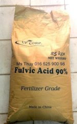 Fulvic Acid 90% (25Kg/ Bao)