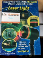 [Tp Vinh] Đèn Laser Light Trang Trí Classic 2 Màu Đỏ - Xanh Giá Rẻ
