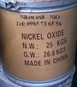 Nickel Oxide, Niken Oxit, Nio,Oxide Nikene, Oxit Niken, Nickel Monoxide