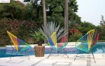 Ghế Thư Giãn Để Sân Vườn Acapulco Dây Vinl Cao Cấp Tại Hcm | Nội Thất Capta