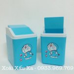 [Xoài Xấu Xa Shop]Thùng Rác Mini Doraemon Tiện Lợi