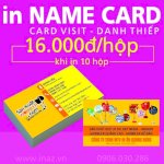 In Card Visit, Danh Thiếp, Name Card Giá Rẻ Tphcm