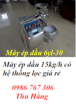 Máy Ép Dầu Lạc,Vừng Công Suất 15Kg/H Có Bình Lọc Giá Rẻ.