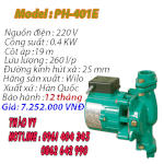Máy Bơm Nước Nóng Wilo Ph-401E 0.4 Kw