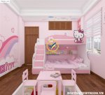 Giường Tầng Trẻ Em Hello Kitty