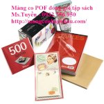 Cần Mua Màng Co Nhiệt Đóng Gói Tập Vở Sách