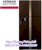 Sập Giá Tủ Lạnh Hitachi R-W660Pgv3, R-W660Fpgv3 540L 4 Cánh Màu Nâu, Đen