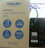 Bộ Lưu Điện (Ups) 650Va Bộ Lưu Điện Offline Prolink Pro700Sfc(U)