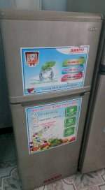 Bán Tủ Lạnh Sanyo 160 Lít, Chạy Êm, Xả Tuyết, 2 Ngăn, Ngăn Đá Trên