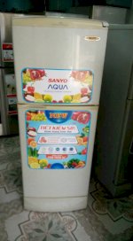Bán Tủ Lạnh Sanyo Cỡ Vừa 130 Lít, Chạy Mau Lạnh, Ít Hao Điện, Còn Mới 92%