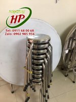 Ghế Đôn Inox Phi 19 Giá Xuất Xưởng