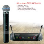 Microphone Shure Pgx24/Beta 58
