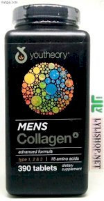 Collagen Nam 390 Viên Hãng Youtheory Mens Collagen Từ Mỹ Tăng Cường Thể Lực, Làm Đẹp Da