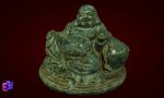 Tượng Phật Di Lặc- Di Lặc Tựa Vàng - Dl 091