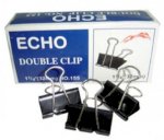 Kẹp Bướm Echo Double Clip 25Mm (12C/Hộp)