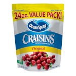 Quả Nam Việt Quất Sấy Khô Ocean Spray Craisins Dried Cranberries - Value Pack - Nvq 01