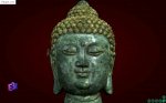 Tượng Phật -  Đầu Phật Thích Ca Nhọn To- Ph 078