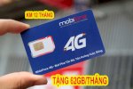 Sim 3G 4G Mobifone Tặng 62Gb/Tháng