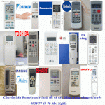 Chuyên Bán Remote Máy Lạnh Inverter Daikin, Panasonic, Lg, Toshiba, Mitsubishi..
