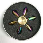 Con Quay Đầu Đạn 6 Cánh 7 Màu - Rainbow Bullets Spinner - Fidget Spinner