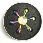 Con Quay Giọt Nước 6 Cánh 7 Màu - Rainbow Drop Spinner - Fidget Spinner