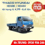 Báo Giá Xe Tải Hyundai Thaco Hd500 - Hd650 Tải Trọng 5T, 6T4 | Bán Xe Trả Góp