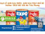 Đại Lý Sơn Dầu Expo Poly Màu Vàng 444, Cam 233, Đỏ 210 Thùng 18L Giá Rẻ Nhất Tphcm