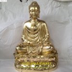Tượng Phật, Tượng Thích Ca, Tượng Đồng Thích Ca Cao 45Cm