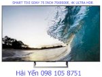 Smart Tivi Sony 75 Inch 75X8500E, 4K Ultra Hdr  Về Hàng