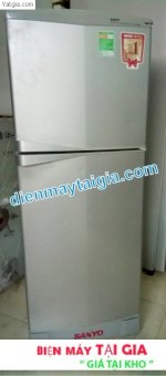 Tủ Lạnh Cũ Sanyo 143 Lít, Khây Vĩ Đầy Đủ, Mới 75%