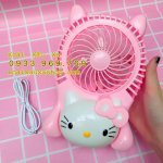 [Xoài Xấu Xa Shop]  Quạt Sạc Usb Hello Kitty Tiện Lợi Siêu Kute