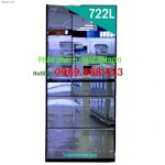 Tủ Lạnh Hitachi R-X670Gv (X) 722 Lít 6 Cửa