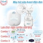 Máy Hút Sữa Avent Điện Đơn Scf301/01  Chính Hãng Bh 2 Năm Toàn Quốc