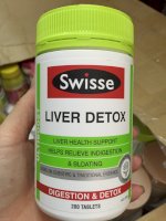 Viên Uống Bổ Gan & Giải Độc Gan Swisse Liver Detox 200 Viên