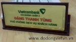 Bảng Chức Để Bàn Vietcombank - Đồ Đồng Việt