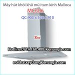 Máy Hút Khói Khử Mùi Luxury Malloca Mc606 Tum Inox Cao Cấp Tphcm