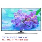 Giảm Giá Tháng 10: Smart Tivi Samsung 43 Inch 43Mu6100, 4K Ultra Hd