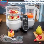 Máy Xay Hấp Đa Năng Nutribaby 5 In 1 Plus Bm ( Babymoov ) New 2017