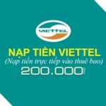 Thẻ Viettel 200.000 Đ /200K