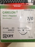 Chỉ Phẫu Thuật Cpt-Carelon(Nylon/Polyamide) 7/0 3/8C 13Mm