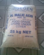 Tạo Chua :Acid Malic (Nam Phi)_Giá Rẻ Cạnh Tranh