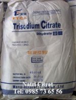 Sodium Citrate, Trisodium Citrate, Natri Citrat, C6H5Na3O7