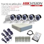 Trọn Bộ 5 Camera Quan Sát Hikvision Tvi 1 Megapixel S-2Ce16C0T-Irp-5 720Hd
