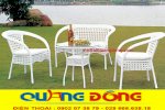 Bàn Ghế Giả Mây Qd-380