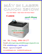 Máy In Đen Trắng Canon 251Dw, Canon Lbp 251Dw Giá Rẻ