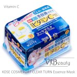 Mặt Nạ Kose Clear Turn Mask Sheet 30 Miếng Vitamin C