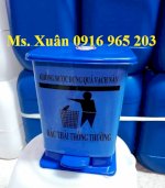 Thùng Rác Y Tế 15 Lít, Thùng Rác 15 Lít Màu Xanh Dương, Thùng Rác Đạp Chân 15L