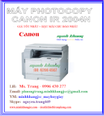 Máy Photocopy Canon Ir 2004N Giá 17,9 Triệu